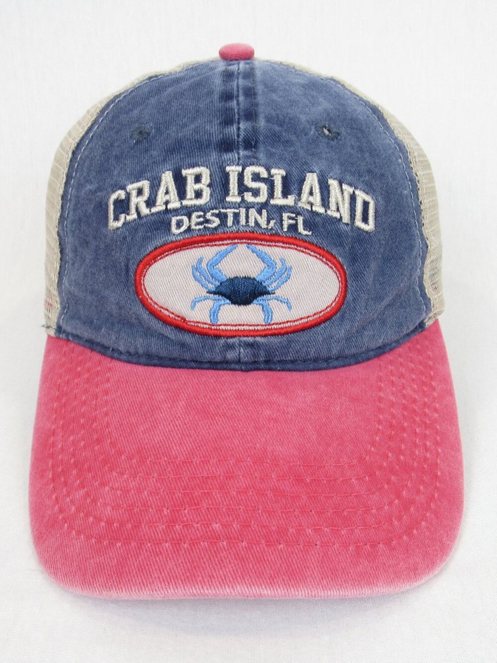 Crab Island Destin Florida Hat Unisex Adult Adjustable Alvin's Island Cap OSFM